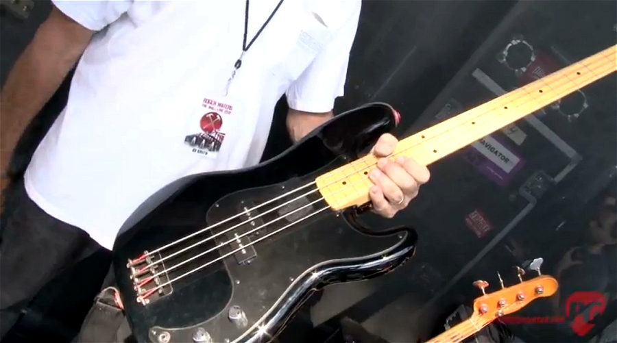 Fender Roger Waters signature Precision Bass with fretless neck (The Wall tour, 2012)